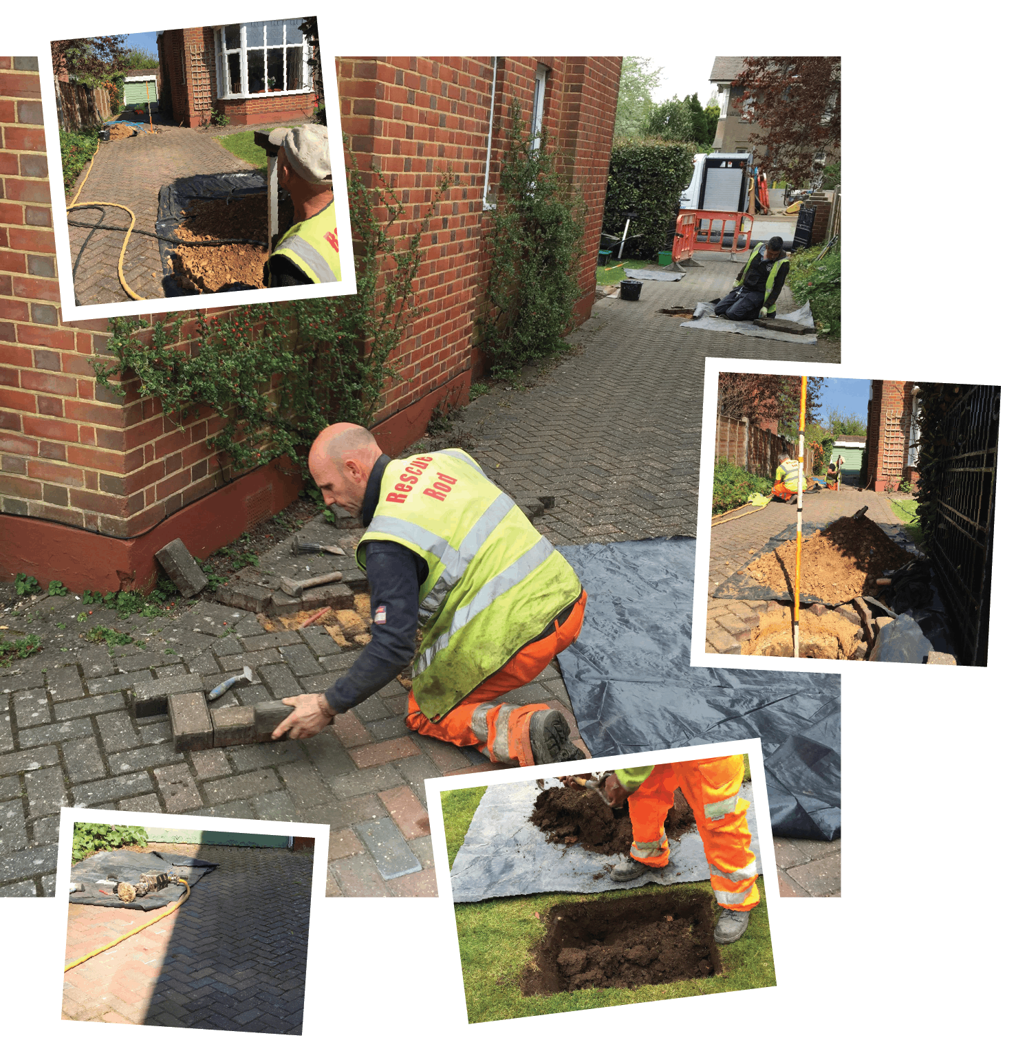 Burst water pipe and water mains repair