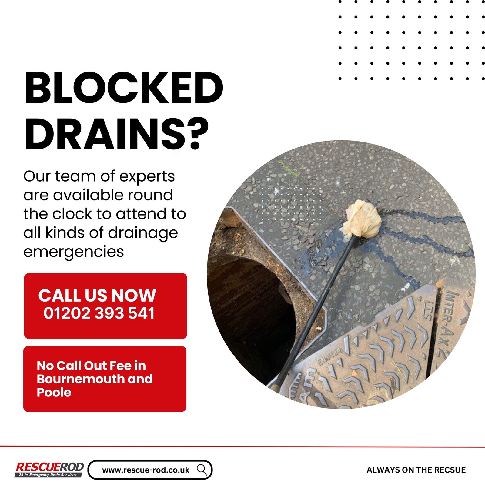 Blocked drains Bournemouth and Poole